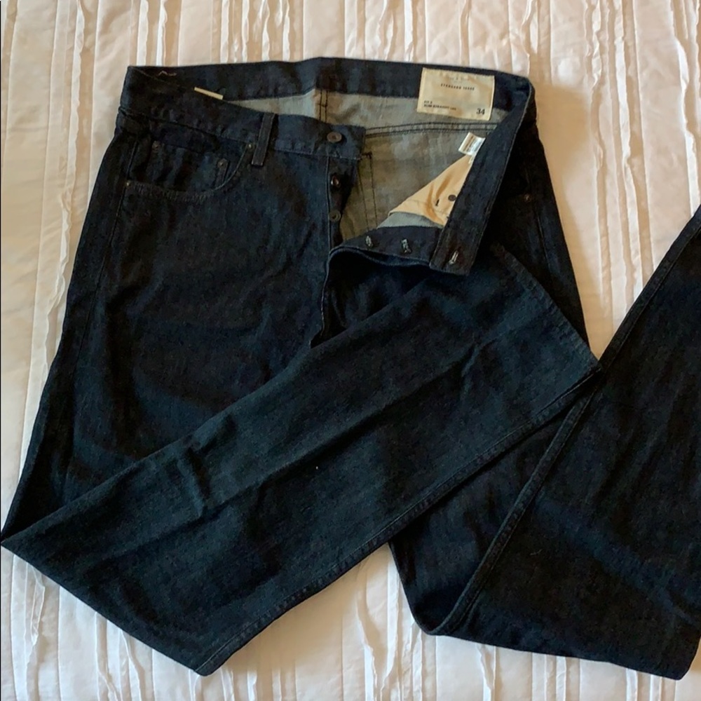 Rag & Bone dark rinse denim jeans